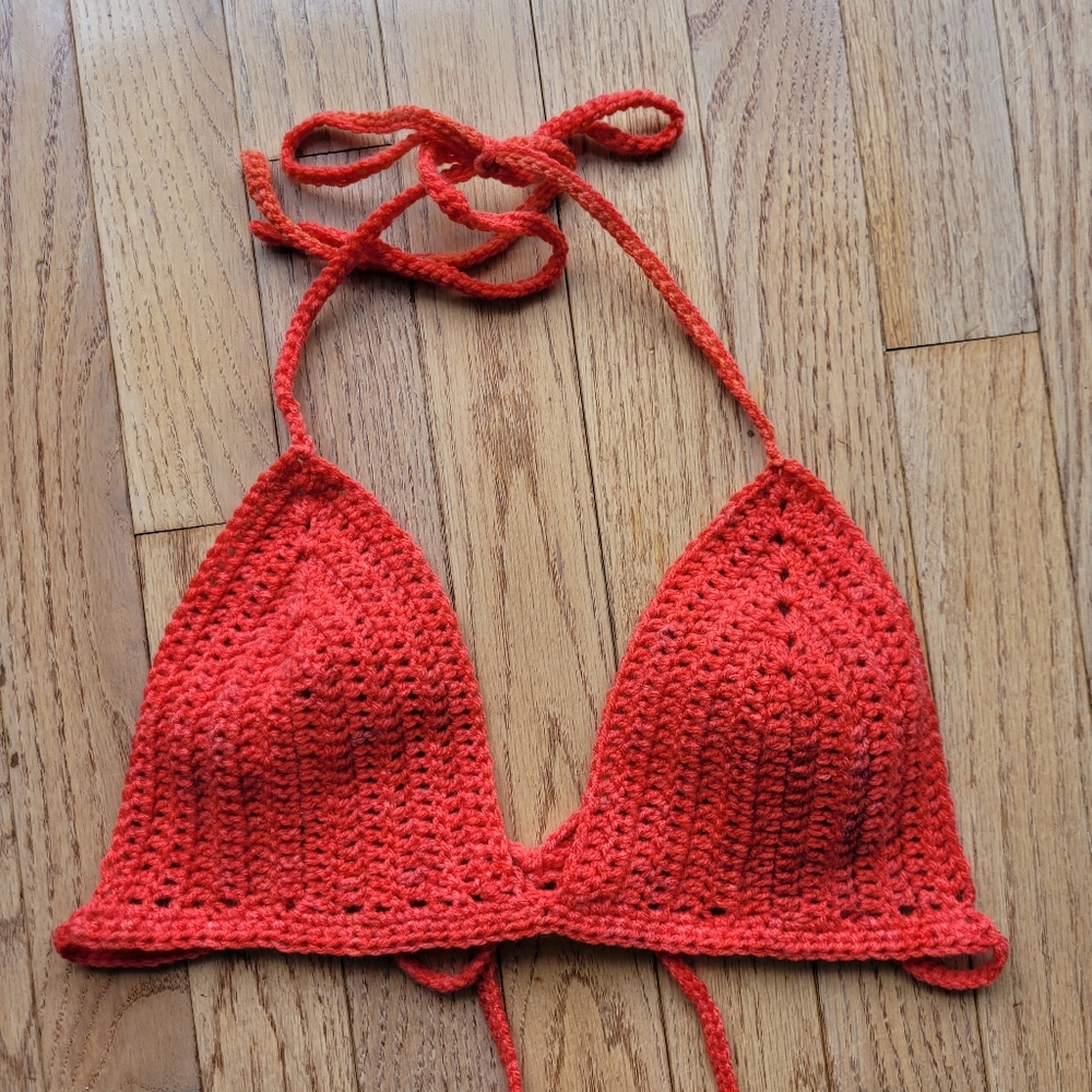 Crochet Triangle Bikini top Festival Wear